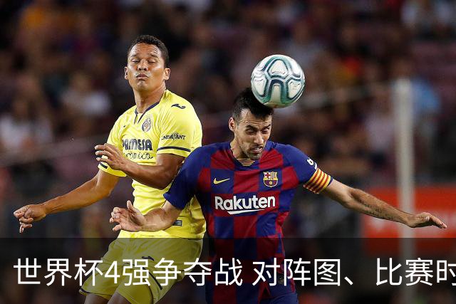 世界杯4强争夺战 对阵图、比赛时间、看点一览