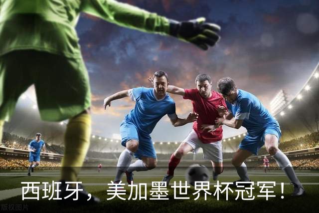 西班牙，美加墨世界杯冠军！